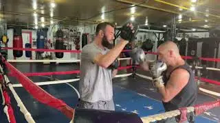 Mitt Session 2 9/27/24 coach Riley FlintTown Boxing Club