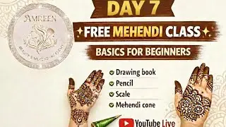 FREE Mehendi Class Day 7 | Build Design Confidence | Smooth & Clean Practice #freemehendiclass #art
