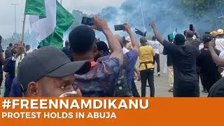 В Абудже прошла акция протеста #FreeNnamdiKanu