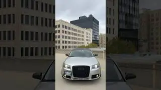 Modified Audi A3 3.2L looking over the city! #audi #audia3 #audia38p #audisportback #sline #vr6