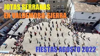 Jotas Serranas en Valdemoro de la Sierra - Fiestas Agosto 2022