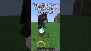 Minecraft mace sweat defeated with skill and talent #minecraft #minecraftpvp