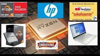 Unboxing of HP Laptop Powered by AMD Ryzen 5500U | Hexacore Processor | Powerful mid range laptop |