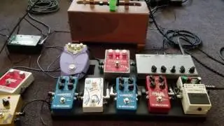 Paul Messinger's Harmonica Pedalboard Set-Up, February,  2017