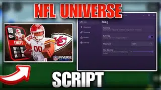 *NEW* NFL Universe Football Script (PASTEBIN 2024) (MAGNET, QB AIMBOT, SPEED, AUTO TACKLE)