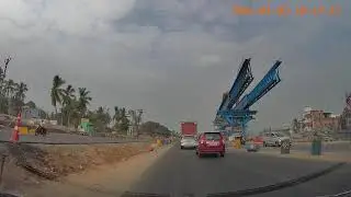Salem – Thoppur Section – NH44, Tamil Nadu (WIP - elevated highway on Thoppur ghat section)