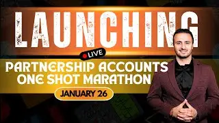CA Foundation Partnership Accounts ONE SHOT Marathon Launch & Strategy! (Starting 5/11)