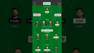 RCB vs GT Dream11 Team | GT vs RCB Dream11 Prediction | RCB vs GT Dream team | Double Header Sunday