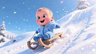 Snowy Park Adventure Baby ❄️🏞️👶 | Fun Kids Song | Toddler Winter & Learning Adventure