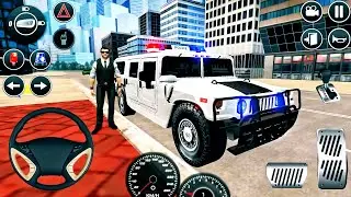 US Police Hummer Driving 2020 - Real American Policeman Simulator - Android GamePlay