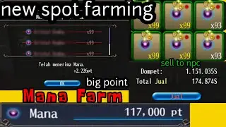 new spot farming mana material toram online mana farm 2023