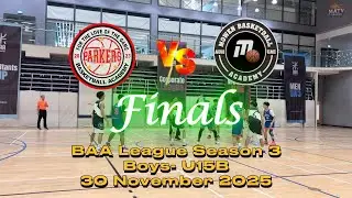 Parkers VS MowenU15B  -Finals BAA League Season 3 - 30 November 2025 - Dubai