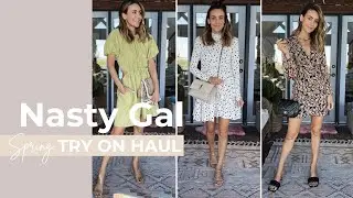 HUGE NASTY GAL SPRING TRY-ON HAUL + STYLING 9 OUTFITS