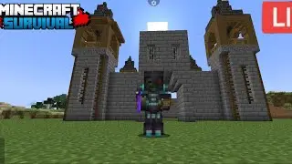 Making my Dream Castle in Minecraft. Livestream