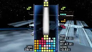 i got a new sprint pb in tetris effect sprint today!!!!!!!!