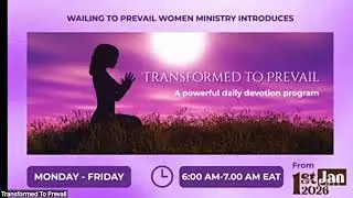 From Wailing to Prevailing Women Ministry