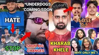 Underdogs Big Tournament COMING ✅ Why MR Jay Talk Like This??😳GN Novas Downfall 🚨