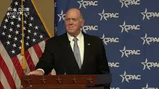 BORDER CZAR TOM HOMAN SPEAKS AT CPAC   ENTIRE SPEECH