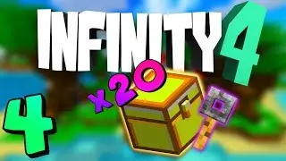 OPENING 20 CRATES IN MINECRAFT! | Minecraft INFINITY V4 Episode 4 (1.11 SMP w/ Plugins)