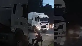 flammable tanker Uturn#thehighway #truck #flammable #viralvideo #shorts