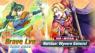 [FEH] Brave Lyn True Solo - GHB Narcian: Wyvern General (Abyssal)