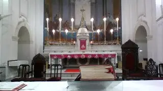 Holy Mass by Archbishop Anil  Couto at Sacred   Heart  Cathedral, New Delhi. 07.04.2020
