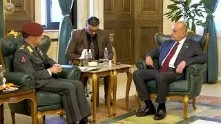 بالفيديو .. وزير الدفاع يستقبل قائد بعثة حلف الناتو في العراق