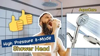 Quick Honest Review of the AquaCare High Pressure Handheld Shower Head with Anti-clog Nozzles.