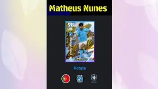 New 98 rated Matheus Nunes  best stats training guide.#efootball 