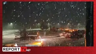 Kor&ccedil;&euml;/ Rikthehen reshjet e d&euml;bor&euml;s n&euml; Qaf&euml; Than&euml;, mjetet borepastruese n&euml; terren