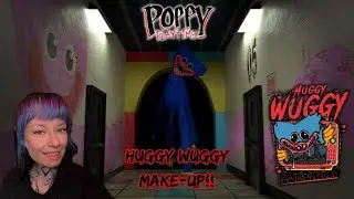 Макияж на Хэллоуин в стиле &laquo;Huggy Wuggy Poppy Playtime&raquo;!