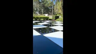 Enzo Weddings Pokolbin Hunter Valley Outdoor Black and White Dance floor