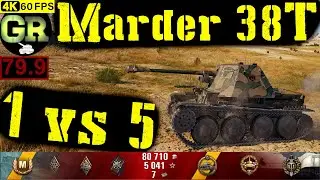 80_World of Tanks Marder 38T WoT Replay - 11 Kills 1.9K DMG(Patch 1.5.0)