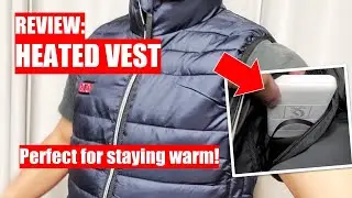 REVIEW: Heated Vest - Perfect for staying warm! USB Powerbank Powered!