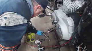 2008 Sportster 883 custom jiffy stand extension HOW TO