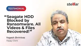📹 Seagate HDD Data Recovered After Ransomware Attack | Family Photos Recovered by Stellar!