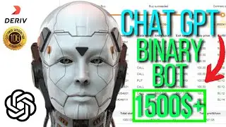 🤖 BINARY BOT CHATGPT A.I 2023 🤑 | CHATGPT DERIV BOT | BEST BINARY BOT | NO LOSS | HINDI