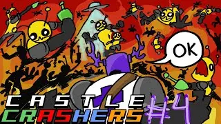 ENTRANDO a una NAVE NODRIZA en CASTLE CRASHERS