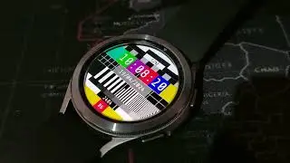 Analog TV Signal Watch Face by Galaxy Design
