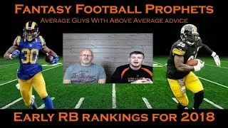 Fantasy Football Early RB rankings 2018