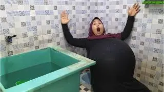 Kasihan..!! Ibu Hamil Sakit Perut Kontraksi Melahirkan Di Dalam Kamar Mandi