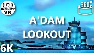 Amsterdam Lookout Tour in 360 VR - Virtual City Trip (6K Stereoscopic)