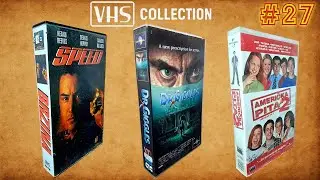 📼 VHS Movies Collection #27 &mdash; Speed, Dr  Giggles & American Pie 2 (Original VHS Tapes)