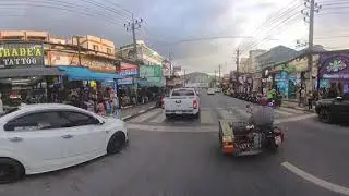 Patong to Merlin Beach Bike Ride 360&deg; | Phuket Scenic Street View | POV Motorbike Ride
