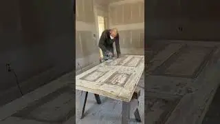 Refinishing another 165-year-old door