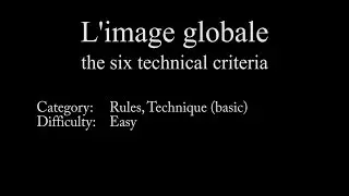 L'image globale - The six technical Criteria in Canne de Combat