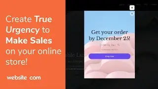 Создайте ощущение срочности и стимулируйте продажи! Внесите эти изменения ПРЯМО СЕЙЧАС.