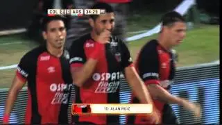 Gol de Ruiz. Col&oacute;n 2 - Arsenal 0. Fecha 1. Primera Divisi&oacute;n 2016