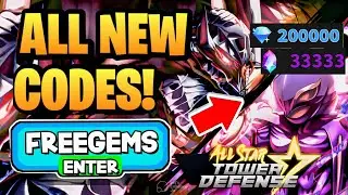ALL NEW WORKING CODES FOR ALL STAR TOWER DEFENSE 2023! ROBLOX ALL STAR TOWER DEFENSE CODES