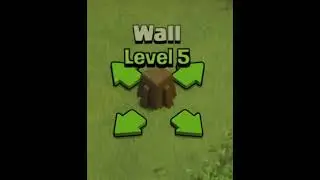 Upgrading wall level 1 to 7 💥 #coc #viral #techandgaming